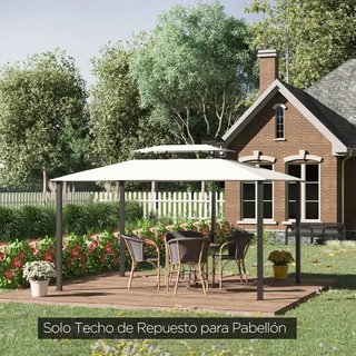 Tetto di ricambio per gazebo beige