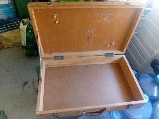 Caja de madera repuestos CETME