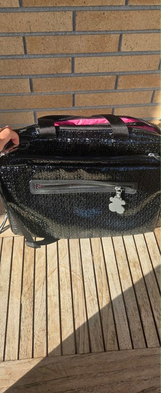 Maletín Portadocumentos Charol Negro marca Tous