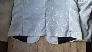 Traje de noche hombre Talla L Blanco y Negro