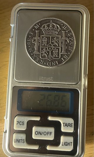 8 Reales 1775 México Plata
