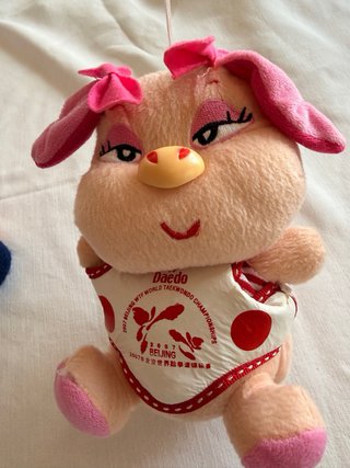 Lote 3 muñecos trapo: Pepa Pigg, cerdita y muñeca