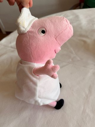 Lote 3 muñecos trapo: Pepa Pigg, cerdita y muñeca