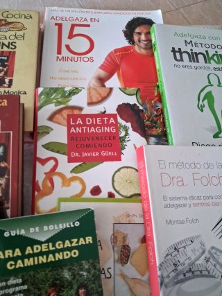 Libros de dietas de adelgazamiento. Pack 9
