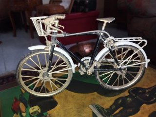 Modellino Bici Vintage Ottone e Plastica