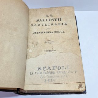 2 libri Sallustii Catilinaria e Jugurthina/Lettere