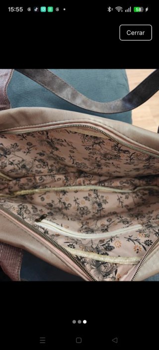 Bolso de piel con estampado de princesa