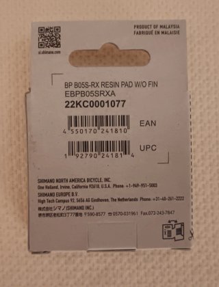 Shimano B05S Disc Brake Pads and Spring