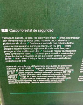 Casco forestal Parkside