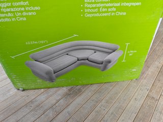 Intex 68575NP -Sofá rinconera Hinchable 257x203x76