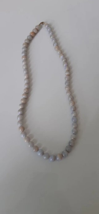 Collana Bijoux Grigio Bianco
