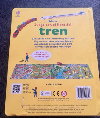 Juega con el libro del tren