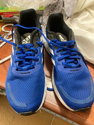 Zapatillas Adidas Azules y Blancas