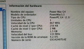 Apple PowerPC G4 867 MHz