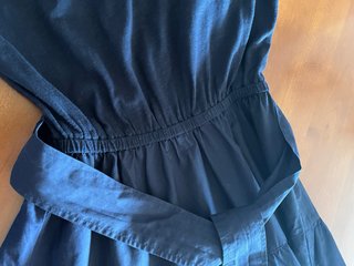 Vestido azul marino mujer