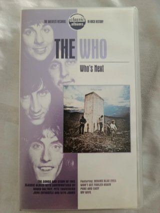 2 VHS John Lennon Imagine The Film + The Who