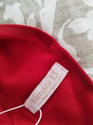 Vestido Marisma Bimani  Rojo