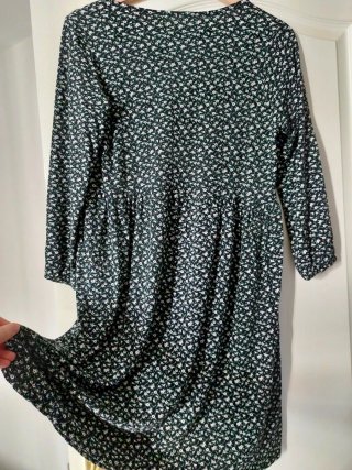 Vestido fluido estampado flores