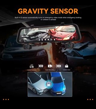 Retrovisor Dashcam Podido 4 Cámaras