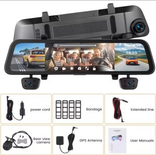 Retrovisor Dashcam Podido 4 Cámaras