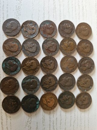28 Monete da 5 centesimi Spiga