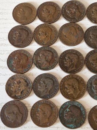 28 Monete da 5 centesimi Spiga
