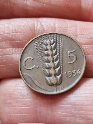 28 Monete da 5 centesimi Spiga