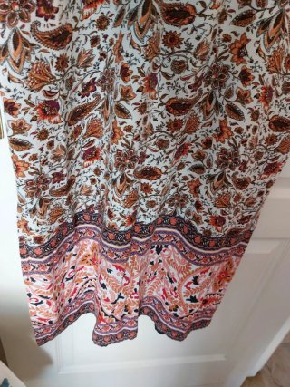 Vestido bohemio estampado multicolor