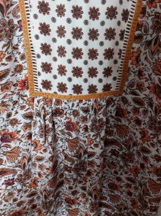 Vestido bohemio estampado multicolor