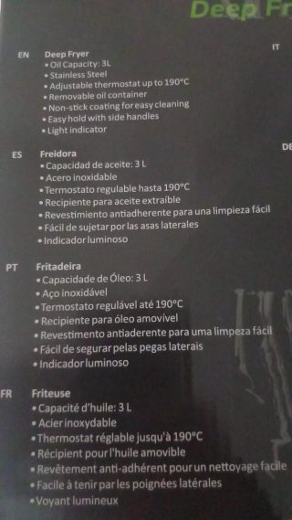Freidora Becken Nueva