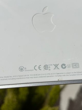 Tastiera Apple A1314 Wireless Alluminio