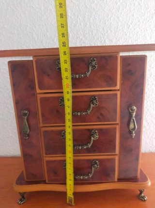 Joyero musical clásico madera