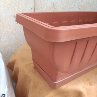 Fioriera Rettangolare 60cm con Sottovaso