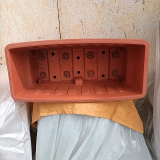 Fioriera Rettangolare 60cm con Sottovaso