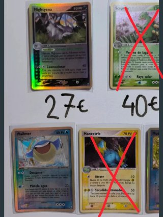 Cartas Pokémon Ruby & Sapphire 2004