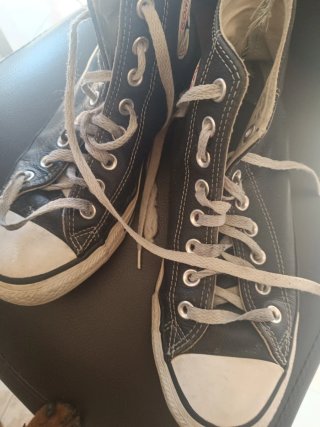 Converse Piel Negra Talla 39