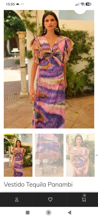Vestido fiesta/cóctel talla L/40