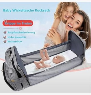Mochila Cambiador Bebé Plegable Convertible