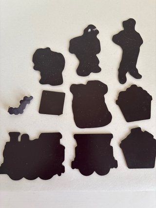 10 Imanes Infantiles Disney 6x4cm