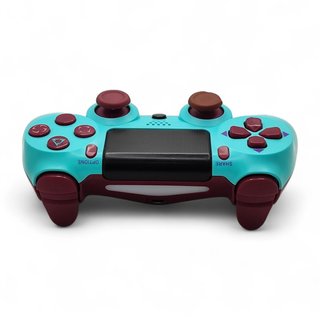 MANDO PS4 GENERICO TURQUESA MORADO *MARCA DE USO JOYSTICK IZQUIERDO*