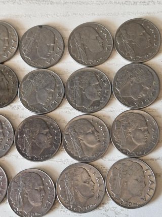Lotto 20 Monete Italiane da 50 centesimi