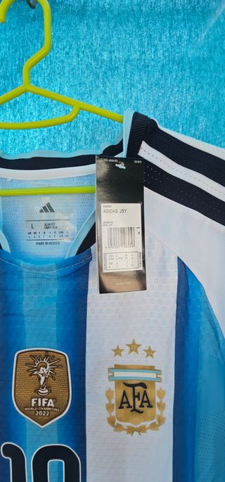 Camiseta Argentina Messi Mundial 2022