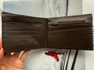 Cartera cuero de Cocodrilo natural billetera piel