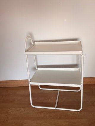 Mesita auxiliar Ikea blanca