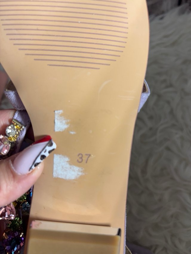 Sandalias ALMA EN PENA Moradas Joyas