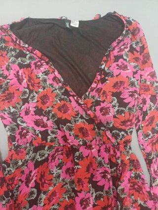Vestido estampado floral verano