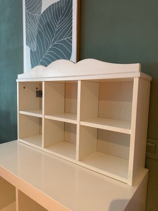 Estantería infantil blanca 6 cubos Ikea