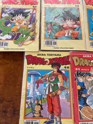 LOTE COMIC-MANGA DRAGON BALL SERIE AMARILLA y ROJA