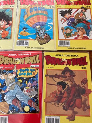 LOTE COMIC-MANGA DRAGON BALL SERIE AMARILLA y ROJA