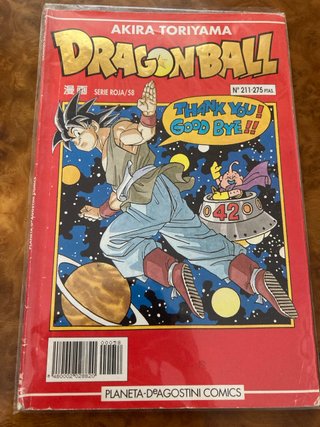 LOTE COMIC-MANGA DRAGON BALL SERIE AMARILLA y ROJA